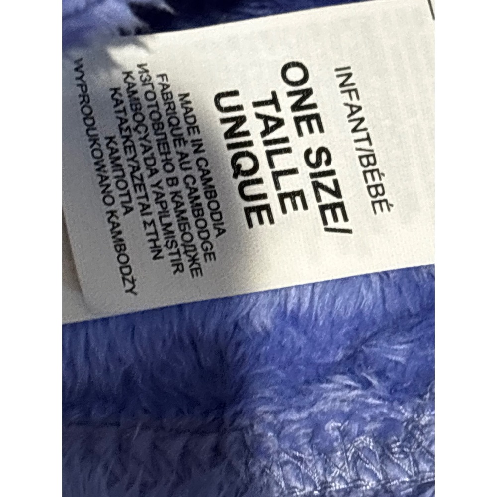 Two The North Face Infant Osito Fleece Beanie Hats Bundle Pink & Blue 6-24M OS - Picture 4 of 9